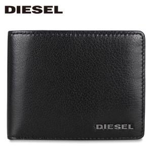 ディーゼル DIESEL 二つ折り財布 メンズ デニム NEELA XS WALLET ブラック 黒 X08181P4229｜sneak