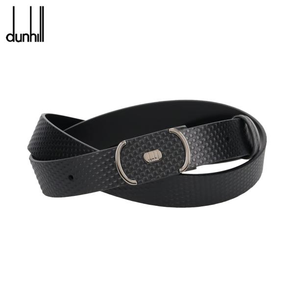 ダンヒル DUNHILL ベルト レザーベルト メンズ 本革 バックル カジュアル ブラック 黒 B...