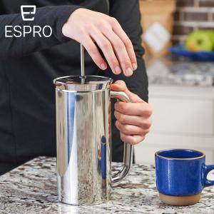 ESPRO エスプロ コーヒードリッパー 530ml P7 ミラー エスプロプレス P7 MIRROR ESPRO PRESS シルバー 2830086｜sneak