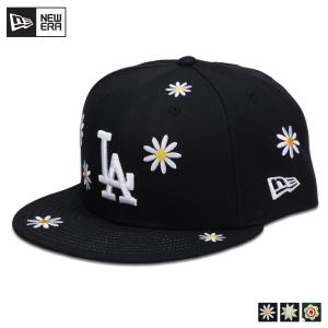 ニューエラ NEW ERA キャップ 帽子 ドジャース ヤンキース アスレチックス メンズ レディース 59FIFTY MLB Flower Embroidery 137511｜sneak