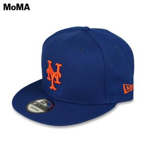 ニューエラ NEW ERA MoMA キャップ 帽子 ニューヨークメッツ メンズ レディース コラボキャップ NEW YORK METS WOOL BASEBALL ブルー 15430-157196｜sneak