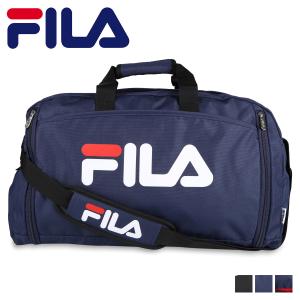 FILA フィラ ボストンバッグ ショルダーバッグ メンズ レディース 43-50L 大容量 撥水 BOSTON BAG ブラック ネイビー 黒 7583｜sneak