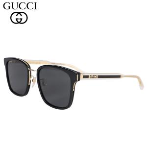 グッチ GUCCI サングラス メンズ レディース アジアンフィット UVカット 紫外線対策 ブラック 黒 GG0563SKN-001｜sneak