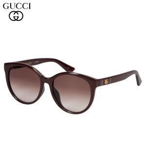 グッチ GUCCI サングラス メンズ レディース アジアンフィット UVカット 紫外線対策 SUNGLASSES ブラウン GG0636SK-003｜sneak