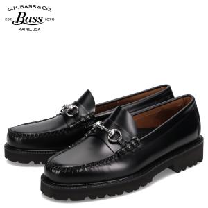 G.H.BASS ローファー BA11075H BLACK LINCOLN ビットローファー メンズ 