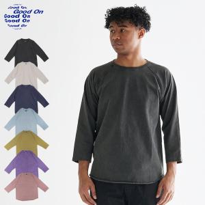 グッドオン Good On Tシャツ 7分丈 カットソー ラグラン ベースボール メンズ 無地 BASEBALL T-SHIRTS GOLT-601P