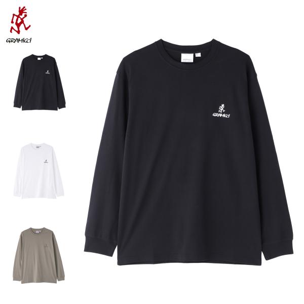 Gramicci グラミチ Tシャツ 長袖 ロンT カットソー メンズ ONE POINT LOGO...