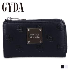 GYDA ジェイダ キーケース キーホルダー レディース 6連 L字ファスナー KEY CASE ブラック ホワイト 黒 白 GY-W103｜sneak