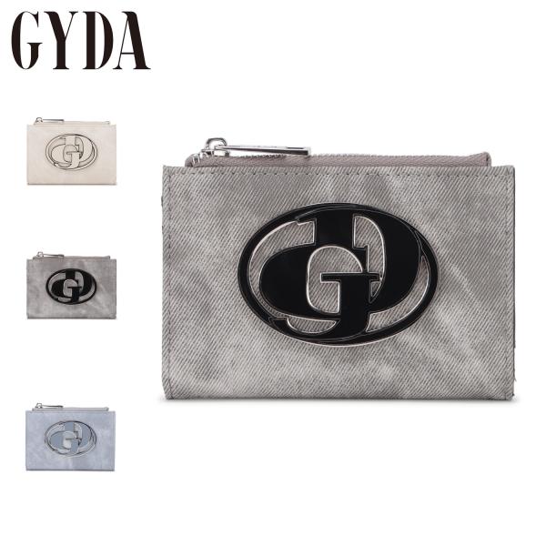 GYDA ジェイダ カードケース ミニ財布 ビッグメタル レディース ホック付き BIG METAL...