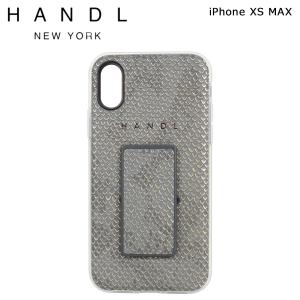 ハンドル ニューヨーク HANDL NEW YORK iPhoneXS MAX ケース スマホ 携帯 アイフォン メンズ レディース INLAY CASE シルバー HD-AP05FS｜sneak