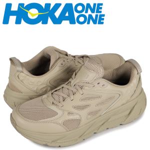 HOKA ONE ONE ホカオネオネ スニーカー クリフトン エル メンズ CLIFTON L ベージュ 1114770｜sneak