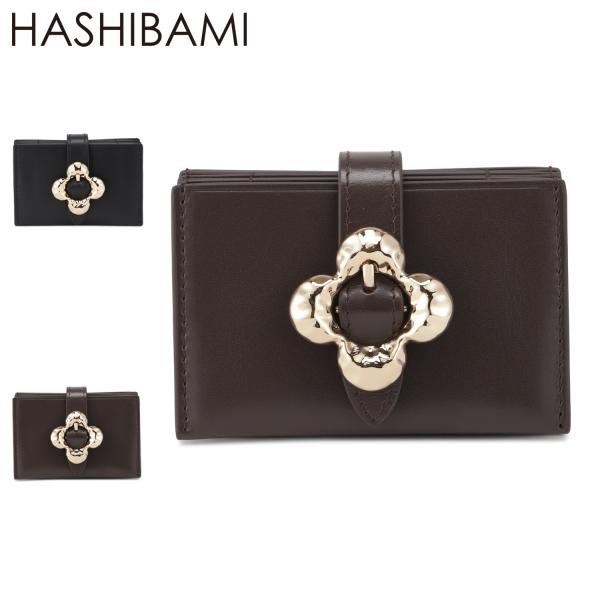 ハシバミ HASHIBAMI 財布 カードケース 名刺入れ レディース コンパクト 大容量 薄型 じ...
