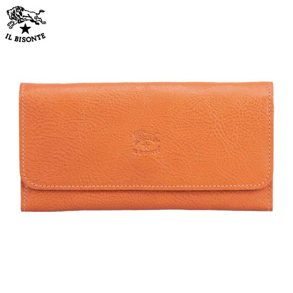 イルビゾンテ IL BISONTE 財布 長財布 メンズ レディース 本革 薄い DOUBLE CO...