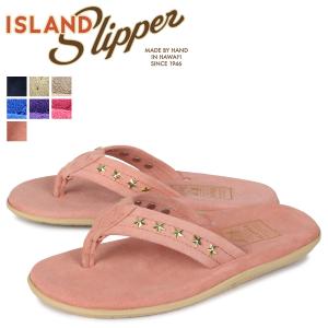 アイランドスリッパ ISLAND SLIPPER トングサンダル レディース スエード スタッズ SUEDE STUDS PT203 STD18