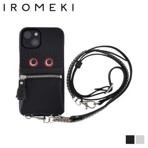 イロメキ IROMEKI iPhone 14 13 スマホケース スマホショルダー 携帯 アイフォン フォローミー レディース FOLLOW ME CASE ブラック シルバー 黒 IP23M-2SF