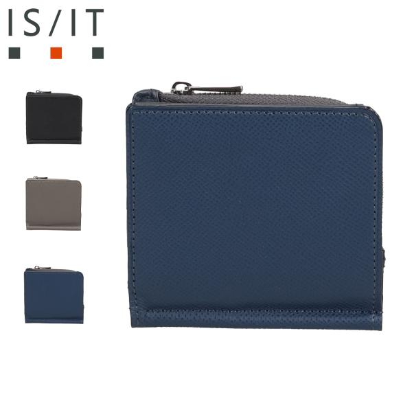 IS/IT イズイット 財布 二つ折り財布 ダッチ メンズ レディース 本革 牛革 軽量 コンパクト...
