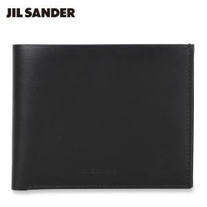 ジルサンダー JIL SANDER ジップ ポケット ウォレット 二つ折り財布 メンズ レディース 本革 ZIP POCKET WALLET ブラック JSMT840073｜sneak