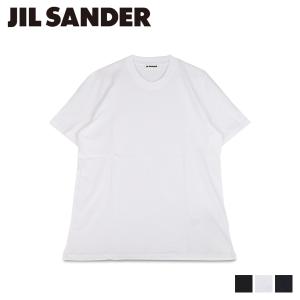 ジルサンダー JIL SANDER Tシャツ 半袖 メンズ T-SHIRT CN SS ブラック ホワイト 黒 白 JSMU706020 MU247308｜sneak