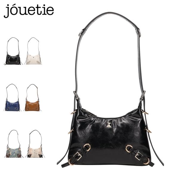 ジュエティ jouetie ショルダーバッグ ベルテッド レディース 斜めがけ 軽量 蛇柄 コンパク...