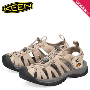 KEEN キーン スポーツサンダル ウィスパー レディース 軽量 抗菌 防臭 WHISPER ベージュ 1029079