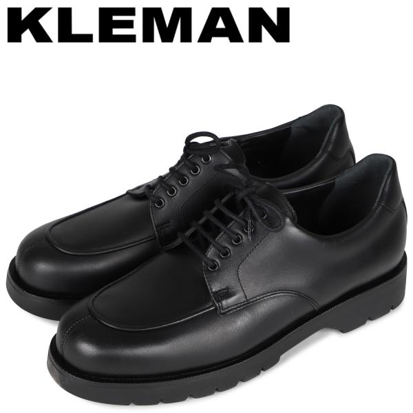 KLEMAN クレマン シューズ オフィサー メンズ OFFICIER ブラック 黒 LL09102