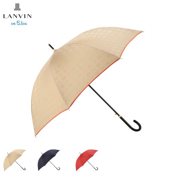 ランバンオンブルー LANVIN en Bleu 長傘 雨傘 レディース 60cm 軽量 耐風 ジャ...