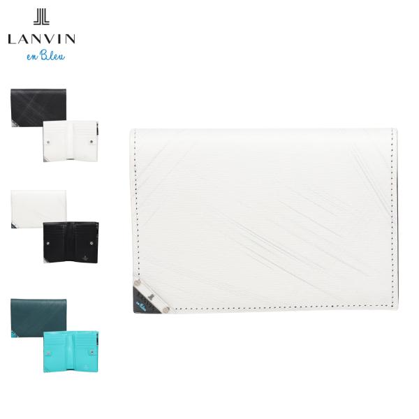 ランバンオンブルー LANVIN en Bleu 財布 二つ折り メンズ レディース コンパクト ア...