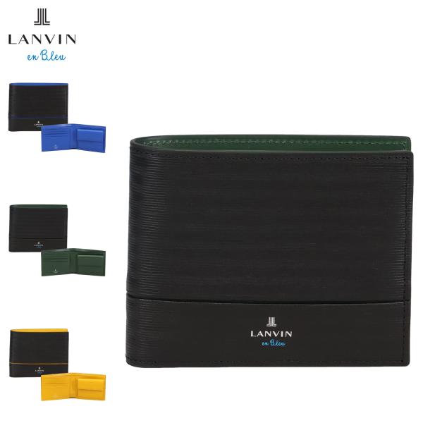 ランバンオンブルー LANVIN en Bleu 財布 二つ折り メンズ レディース 本革 小銭入れ...
