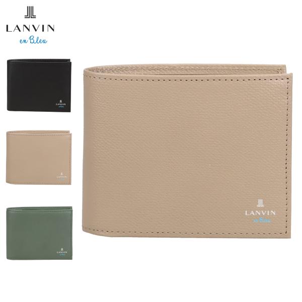ランバンオンブルー LANVIN en Bleu 財布 二つ折り メンズ レディース 本革 デクスタ...