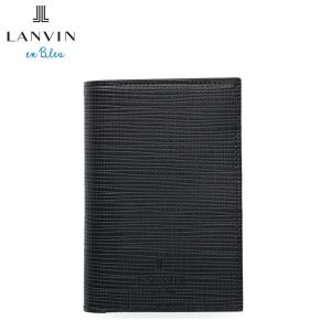 ランバン オン ブルー LANVIN en Bleu 財布 二つ折り メンズ 本革 L字ファスナー ゼブダ ブラック 黒 529615｜sneak