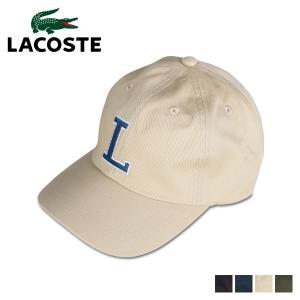 ラコステ LACOSTE キャップ 帽子 メンズ レディース NEW L LOGO CAP ブラック ネイビー ベージュ カーキ 黒 L1251｜sneak