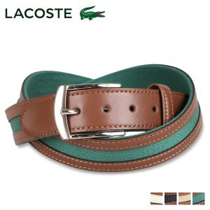 LACOSTE（ラコステ） スムース ワニ型 リバーシブルベルト RC0609J