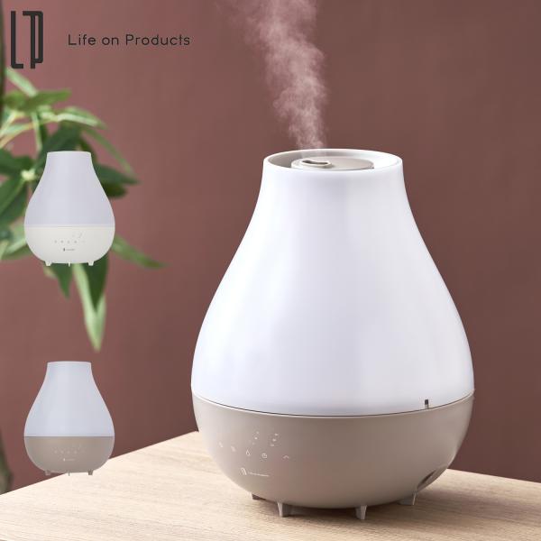 ライフオンプロダクツ Life on Products 加湿器 卓上 上部給水式 お手入れ簡単 33...