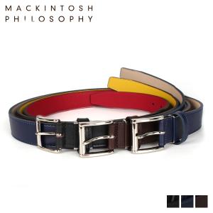 マッキントッシュ フィロソフィー MACKINTOSH PHILOSOPHY ベルト レザーベルト メンズ LEATHER BELT MAP-606015｜sneak