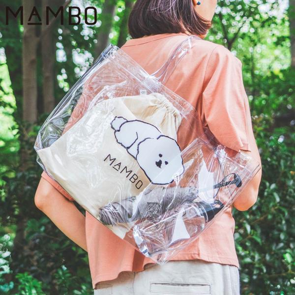 MAMBO マンボ トートバッグ メンズ レディース クリアトート L クリア 42110471-9...