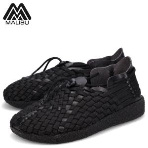 マリブサンダルズ LATIGO 黒 28cm 編み込みサンダル マリブサンダルズ MALIBU SANDALS コンフォート サンダル ラティゴ