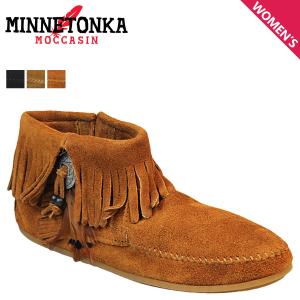 ミネトンカ MINNETONKA ブーツ ブーティー レディース コンチョ フェザー サイドジップ CONCHO FEATHER SIDE ZIP BOOT