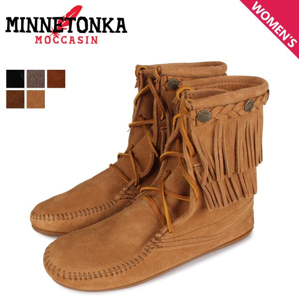 ミネトンカ MINNETONKA ダブルフリンジ トランパー ブーツ DOUBLE FRINGE T...