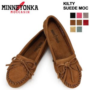 ミネトンカ モカシン キルティ MINNETONKA スエー...