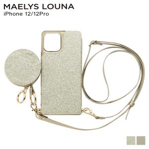 マエリスルーナ MAELYS LOUNA iPhone 12 12 Pro ケース スマホケース 携帯 アイフォン クロス ボディー グリッター シリーズ レディース ショルダー ポーチ付き｜sneak