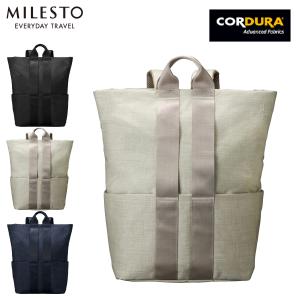 ミレスト MILESTO リュック バッグ バックパック メンズ レディース STLAKT BACKPACK ブラック ネイビー グレージュ 黒 MLS569｜sneak