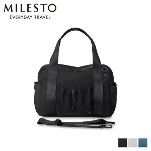 ミレスト MILESTO ボストンバッグ メンズ レディース 13インチ PC収納スリーブ付き BOSTON BAG ブラック グレー グリーン 黒 MLS844｜sneak