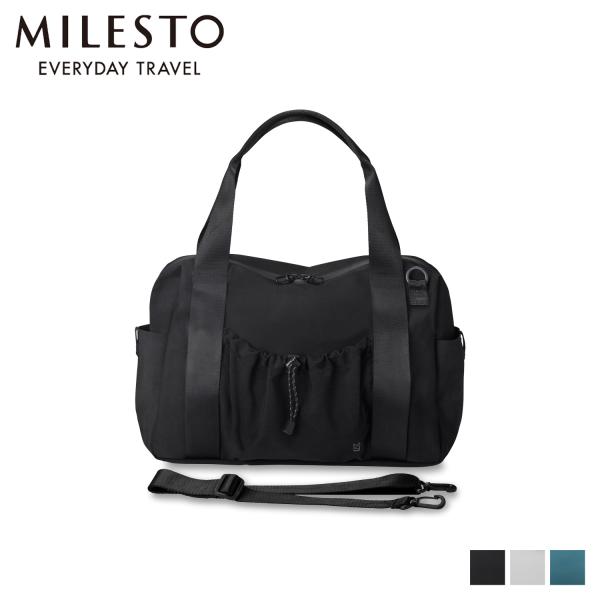 ミレスト MILESTO ボストンバッグ メンズ レディース 13インチ PC収納スリーブ付き BO...