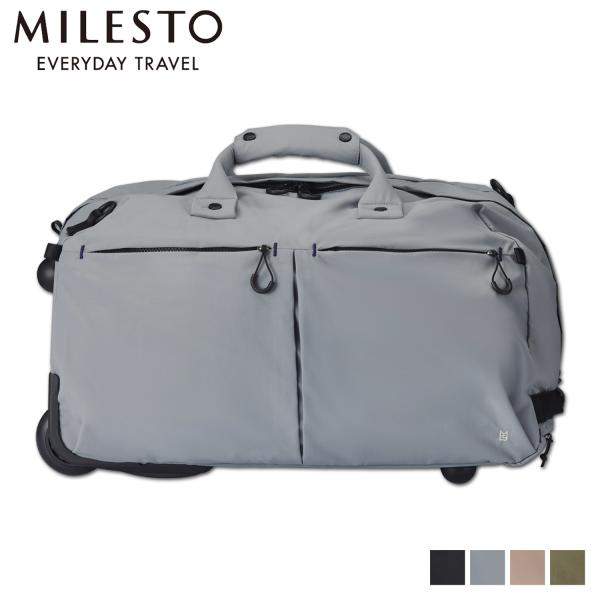 ミレスト MILESTO ダッフルボストンバッグ ショルダー ダッフルキャリー トロット メンズ レ...