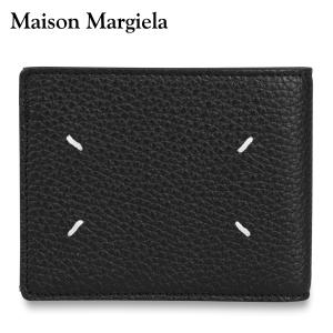 メゾンマルジェラ MAISON MARGIELA 財布 二つ折り財布 メンズ レディース 本革 WALLET ブラック 黒 S55UI0294 P4479｜sneak