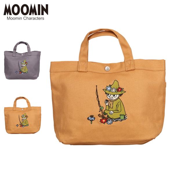 ムーミン MOOMIN トートバッグ メンズ レディース スナフキン 刺繍 軽量 グレー ベージュ ...