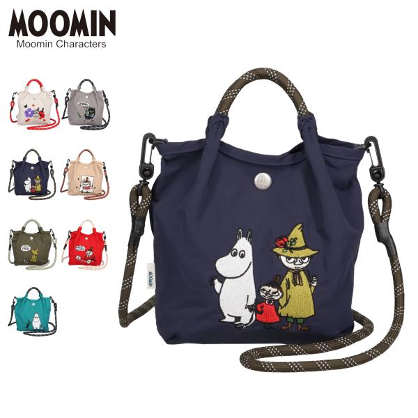ムーミン MOOMIN バッグ ショルダートートバッグ ポシェット レディース 1.3L 軽撥水 斜...