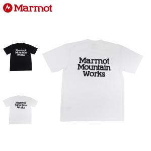 マーモット Marmot Tシャツ 半袖 マーモッツ メンズ Marmots-T ブラック ホワイト 黒 白 TSSMC407｜sneak