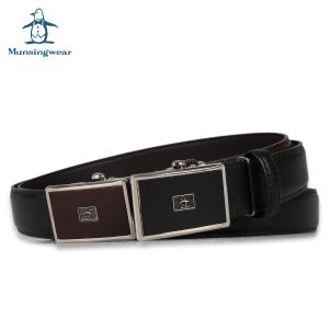 マンシングウェア Munsingwear ベルト レザーベルト メンズ 本革 LEATHER BELT ブラック ブラウン 黒 MUN-305015｜sneak