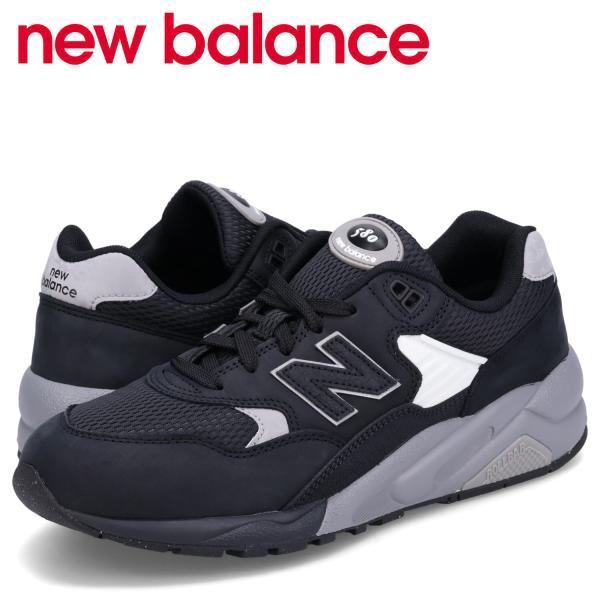 ニューバランス new balance 580 スニーカー メンズ Dワイズ ブラック 黒 MT58...